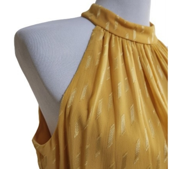 🆕️⬇️🎉HOST PICK🎉 Maison Tara Clip Dot Chiffon Maxi Dress - Picture 4 of 15